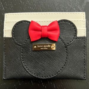 NWT Kate Spade Minnie Mouse Card Case
